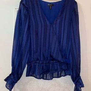 Aqua shimmery blouse
